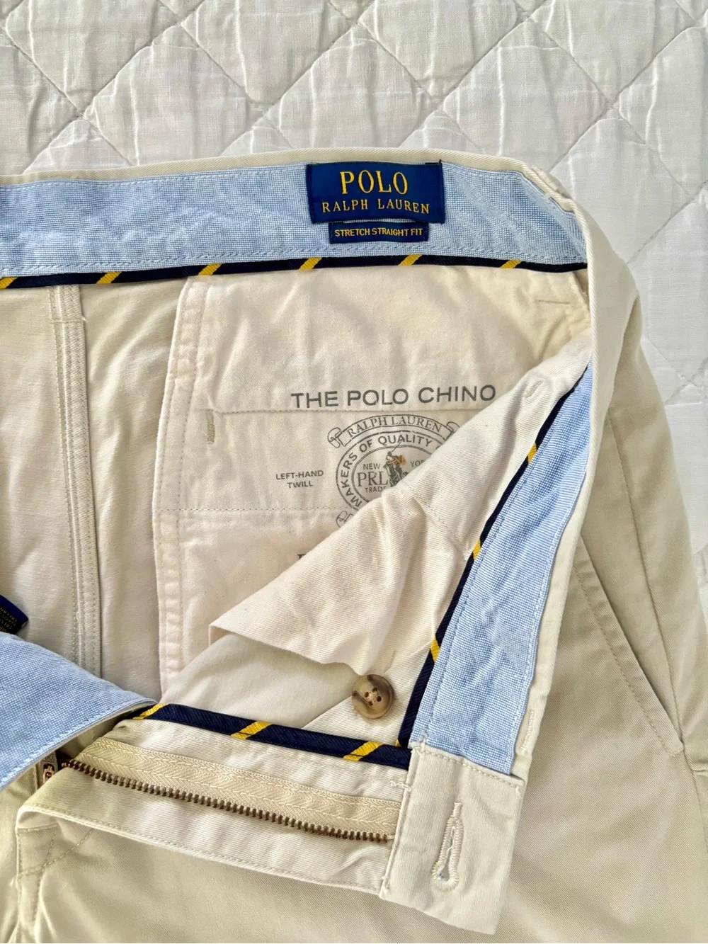 Polo by Ralph Lauren Light Cream Men's Chino Pants